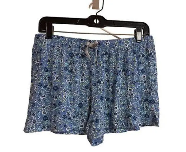 Vintage J&B Womens Floral Print Blue Boxers White Size M