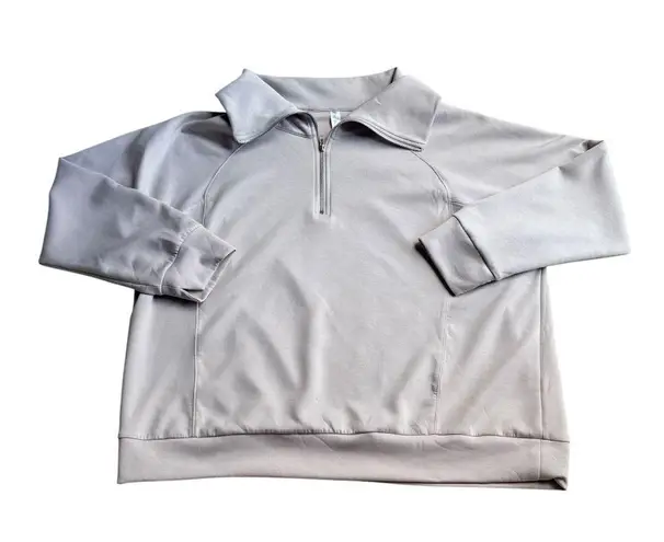 Scarlett Cream Polo Collar Oversized Hoodie