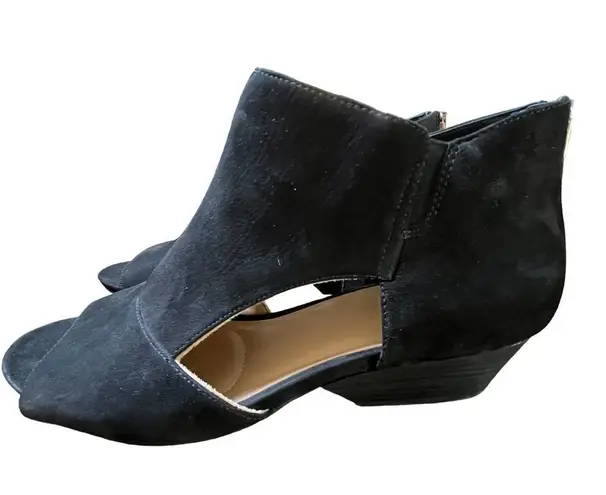 Naturalizer  Black‎ Heels Wedge Shoe Sandal Greyson NEW Size 9.5 Wide