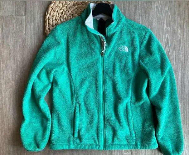 The North Face Woman’s VTG 90’s  Full Zip Fleece Jacket Size Medium Green