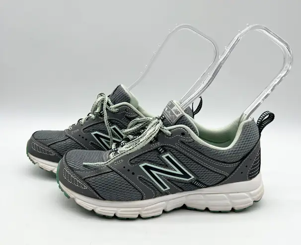 New Balance 430 V1 Running Shoes Lace-up Memory Sole Gunmetal Seafoam Size 7