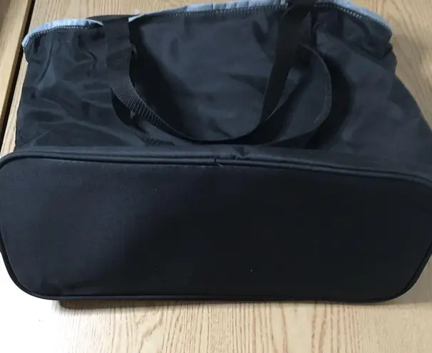 New Queen Mary Travel Overnight Bag Size 14.5” Height 16” Length 6.5” Width Black