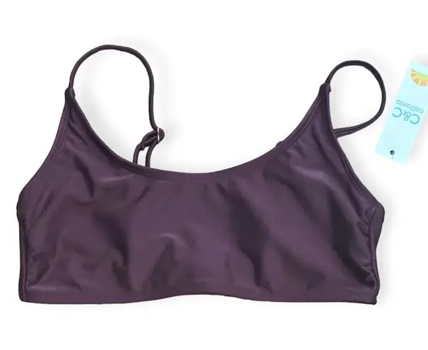 C&C California Wine Purple Swim Top NWT