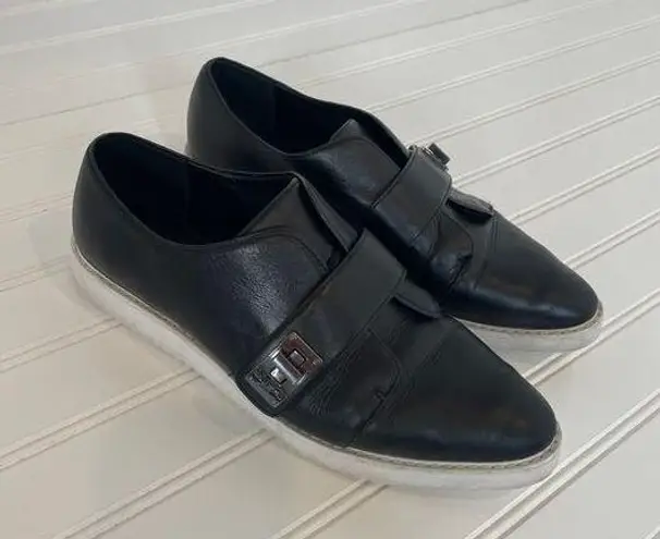 Karl Lagerfeld Womens Black Celina Pointed Toe Sneakers Size 9 M