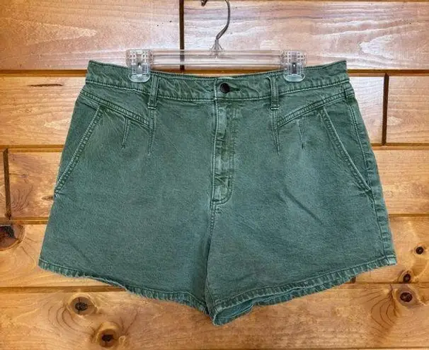 Universal Threads Universal Thread Green Denim High Rise Midi Shorts thumbnail 1