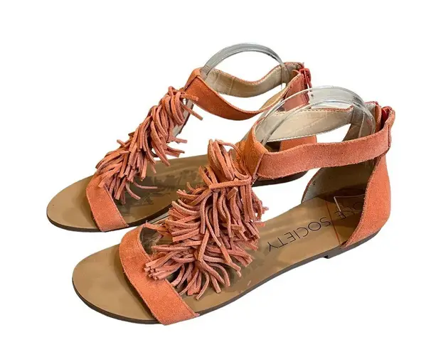 Sole Society  Koa Fringe Sandals, Sz 8.5