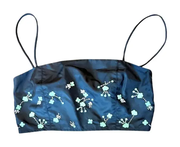 Ganni New Embellished Bandeau Top, size 2