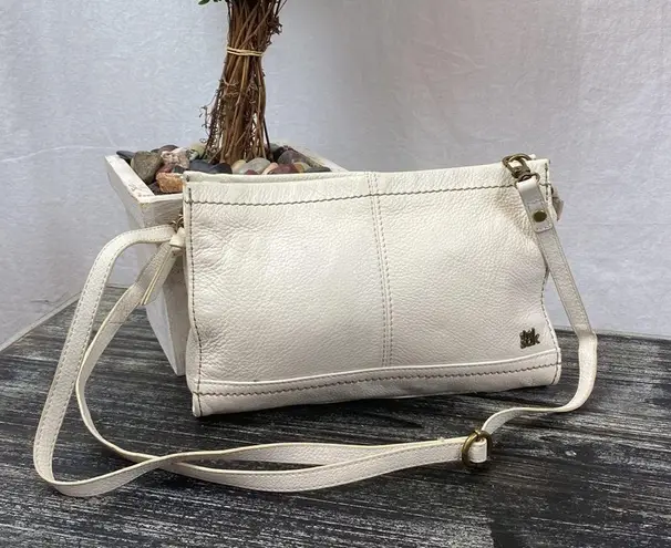 The Sak Ivory Leather Crossbody Handbag