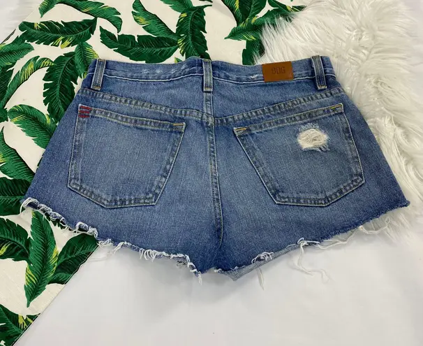 Urban Outfitters BDG Essential Mid Rise Distressed Denim Shorts 118