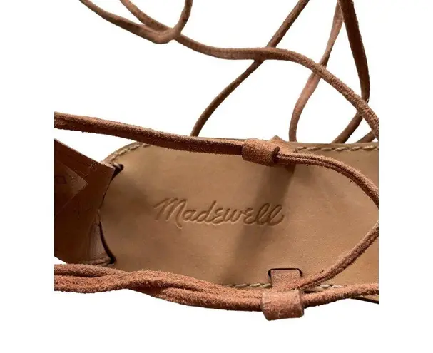 Madewell  Kana Gladiator Sandals Blush Size 8 Leather Boho Beach Minimalist Cute