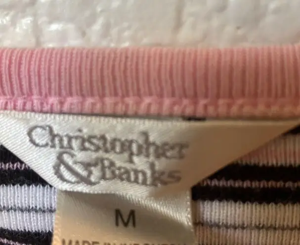 Christopher & Banks  tee medium