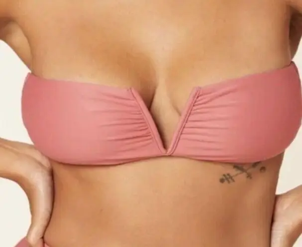 ANDIE Swim The Scala Bikini Top Strapless Punch Size Medium M NWT