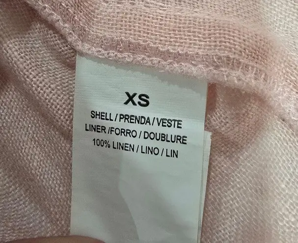 Vitamin A Playa Linen Boyfriend Shirt in Desert EcoLinen