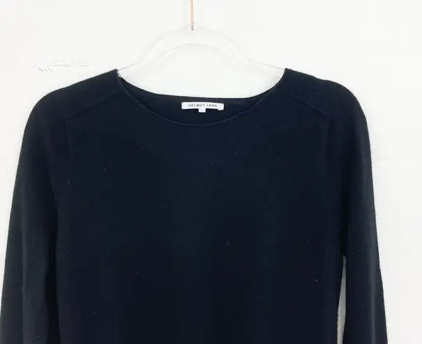 Helmut Lang Black Beauteu Neck Sweater