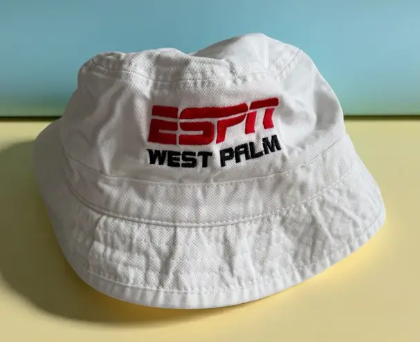 ESPN Women's West Palm White Bucket Hat One Size