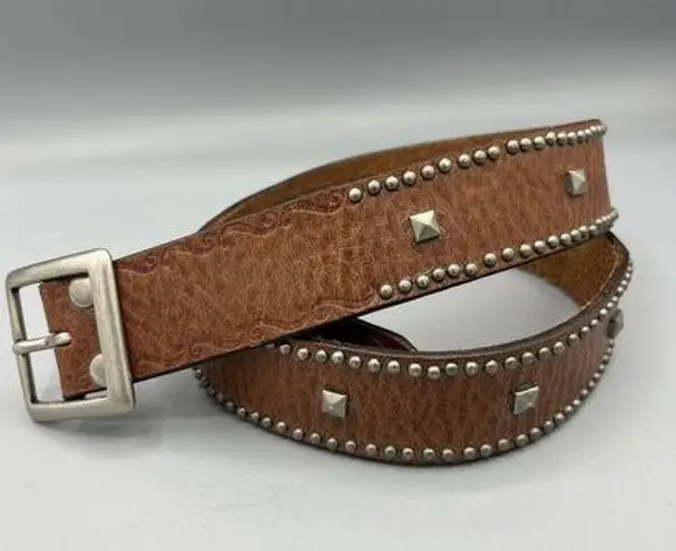 American Eagle Women’s Brown Leather Belt Studded