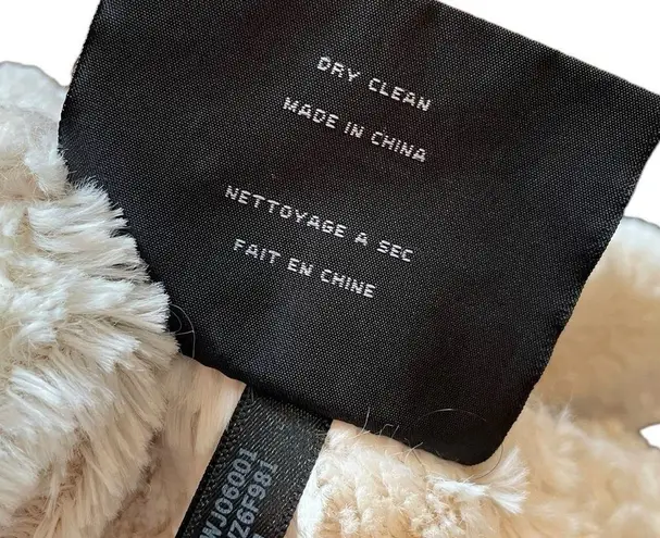 Andrew Marc Marc New York Andrew Mark Cream Faux Fur Neutral Open Face Soft Luxe Vest - Image 11