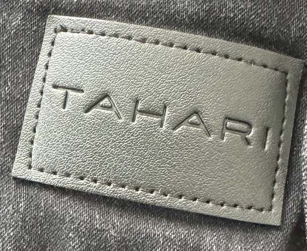 Tahari Kelly Mid Rise Black Slimming Skinny Jeans, size 14W