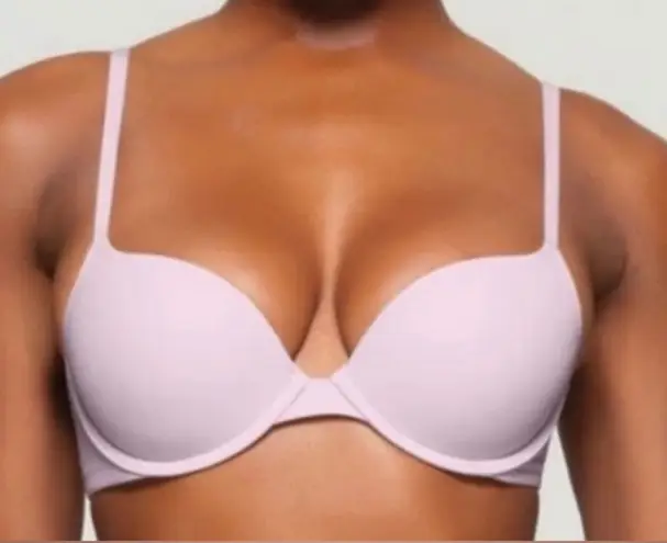 SKIMS Fits Everybody Push Up Demi Bra Cherry Blossom Pink Underwire Size 44D NWT