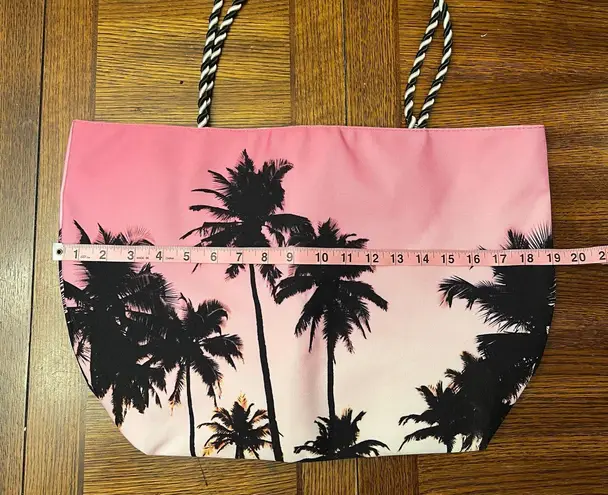 Avon Pink Palm Tree Tote Bag