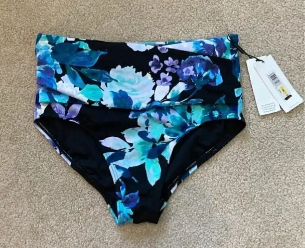 Calvin Klein ⭐️ New with tags  Floral High Waist Bikini Bottoms in size medium