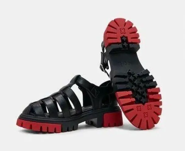 Koi Y2K Avalon gladiator sandals vegan goth Streetwear chunky fisherman Size 7