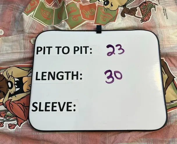 Looney Tunes Vintage 1994 Flannel Plaid Hooded Shirt Women's Size Large - FLAWS