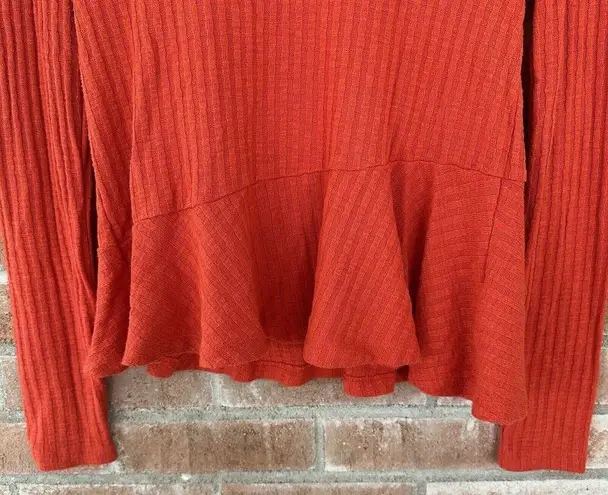 Maeve Anthropologie Winterscape Peplum Cowl Neck Sweater XS