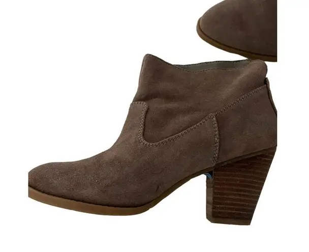 Frye  Tan Suede Ankle Booties Boots Size 7.5