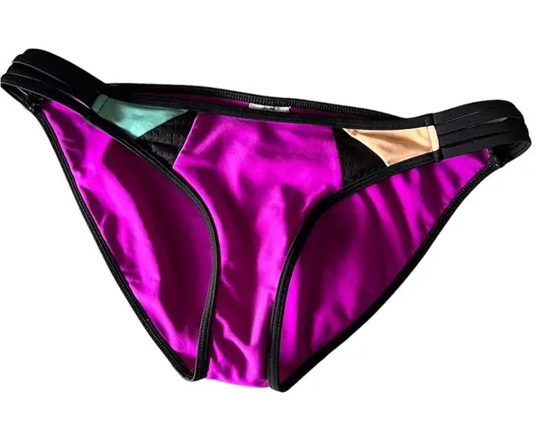 Body Glove  Bikini Tie Side Mia Ladies Swim Bottom Bathing Suit Sz Small Magenta