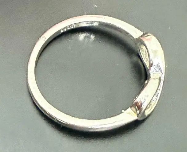 925 Sterling Silver Love Knot Infinity Ring Size 9.5