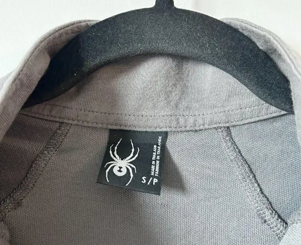 Spyder Women's Free Style Quarter-Zip Pullover Stone Gray Size S