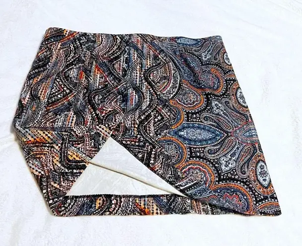 Elegant Paisley Skirt Black Size undefined