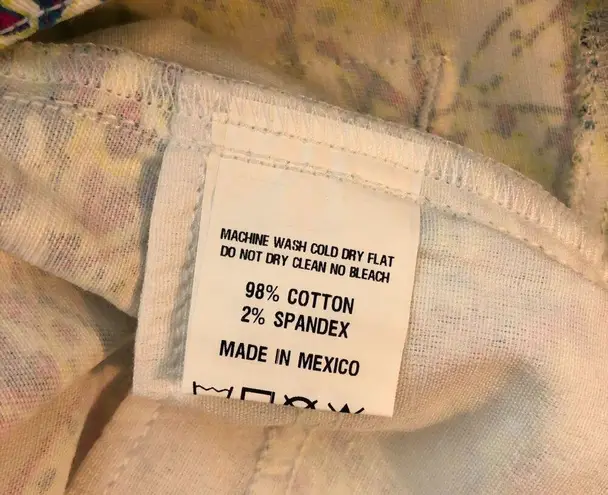 Lip service Jett Fit Splatter Print Jeans Low Rise Skinny Colorful Size 9