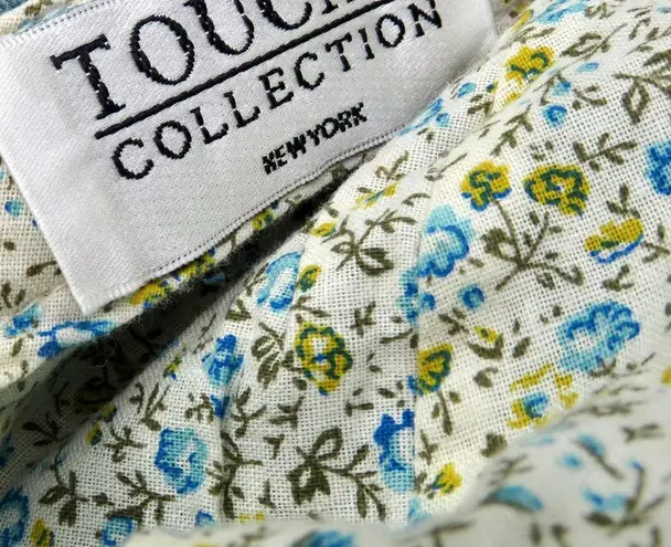 Toucan Collection Vintage Y2k Blue Chambray Denim Newsboy Cap Hat