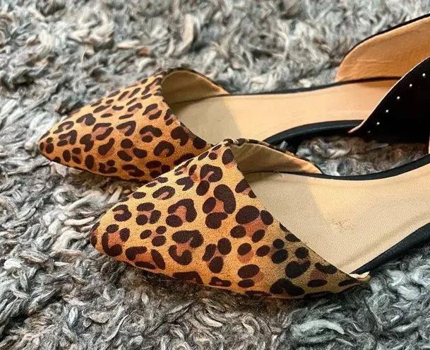 Gap Leopard flat shoes by  are in like great condition. Size 8M