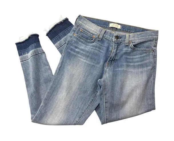 Principle Denim Innovators Size 27 Two Toned Hem Jeans American Made Denim Blue