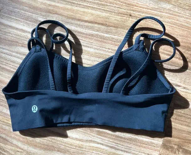 Lululemon Black Like A Cloud Light Support B/C Cup Bra, Size 8