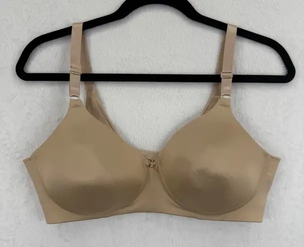 Vanity Fair 72345 Smoothing Comfort Wireless Bra Size 38C Beige