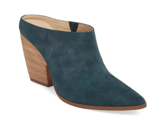 Charles by Charles David Charles David Nico Blue Teal Suede Mules