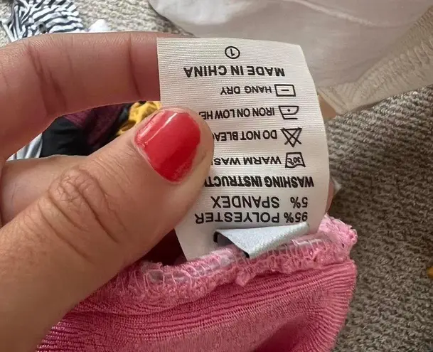 Pink Shiny Going Out Top Small