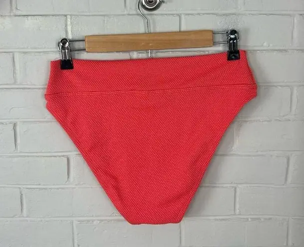 BCBG Textured High Waist Bikini Bottoms Size M Size M