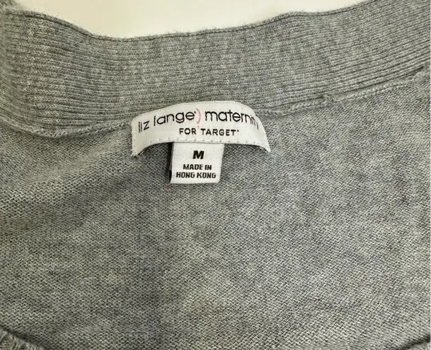 Liz Lange Maternity Gray Sweater Dress Size M