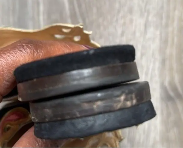 Charlotte Olympia Black Suede And Red Snake-printed Leather mules Size 37/7