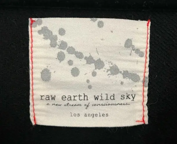 Raw Earth Wild Sky Boho Essential Junction Sweatshirt in Black Size XL