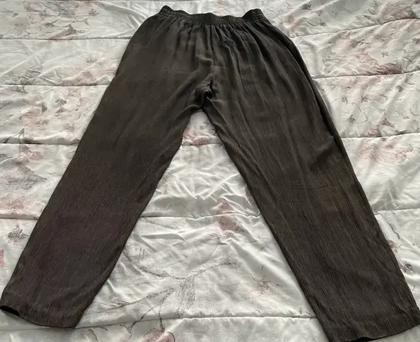 Essay Vintage  Pull On Brown Elastic Waist High Rise Pants, size 10