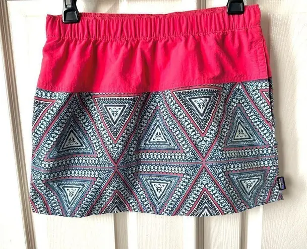 Patagonia  Baggies Chevron print mini skirt