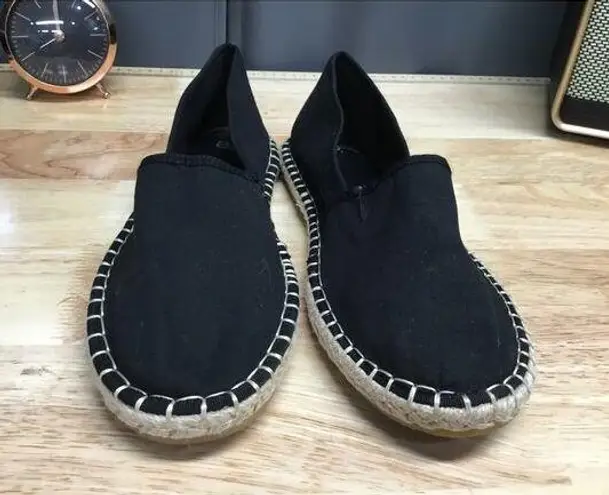 BP. Espadrille Flats Women's Size US 8.5M Black Round Toe Slip