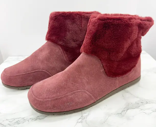 Vionic Maizie Supportive Slipper Boots Indoor Outdoor Womens 9.5