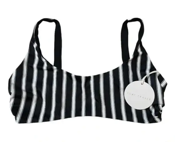 Tori Praver Swimwear New! Tori Praver Deja Striped Bikini Top